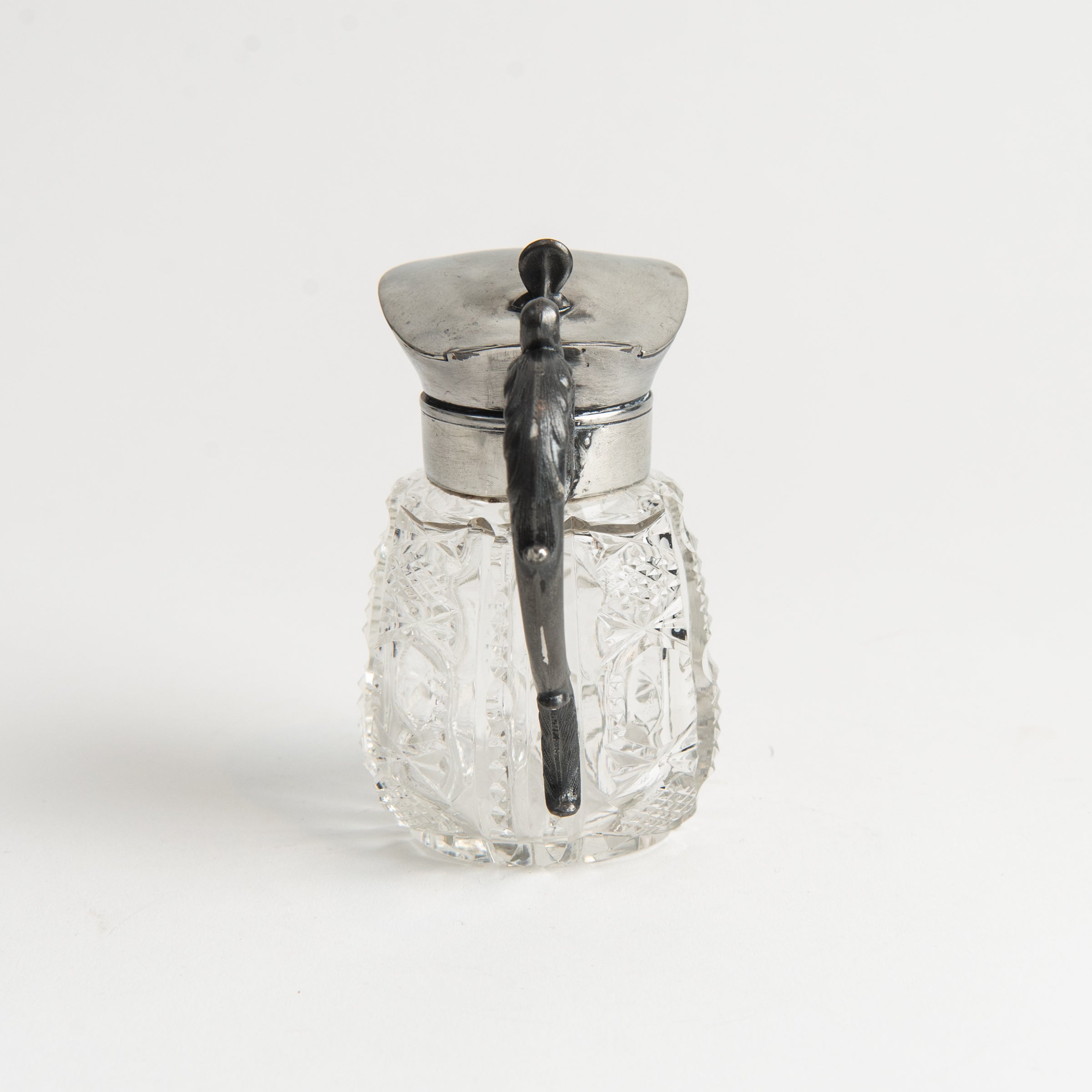 Vintage Victorian Ornate Syrup Pitcher #3 on a white background at Addison West