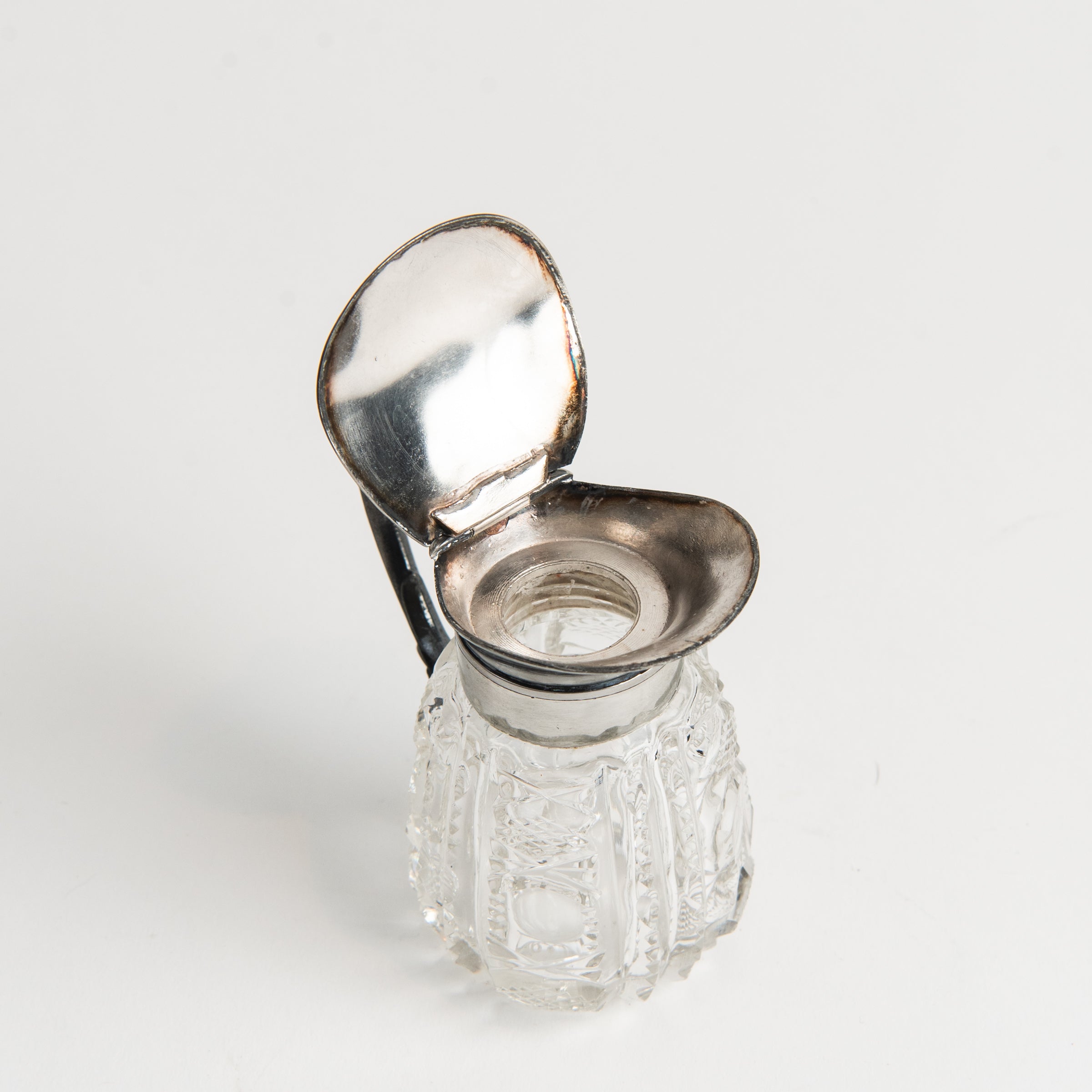 Vintage Victorian Ornate Syrup Pitcher #3 on a white background at Addison West