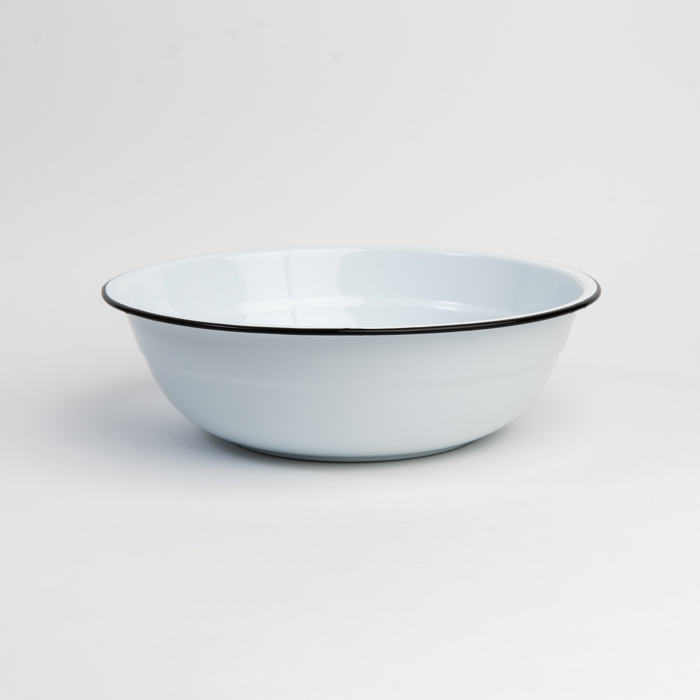 Crow Canyon Vintage Enamelware Basin on a white background at Addison West