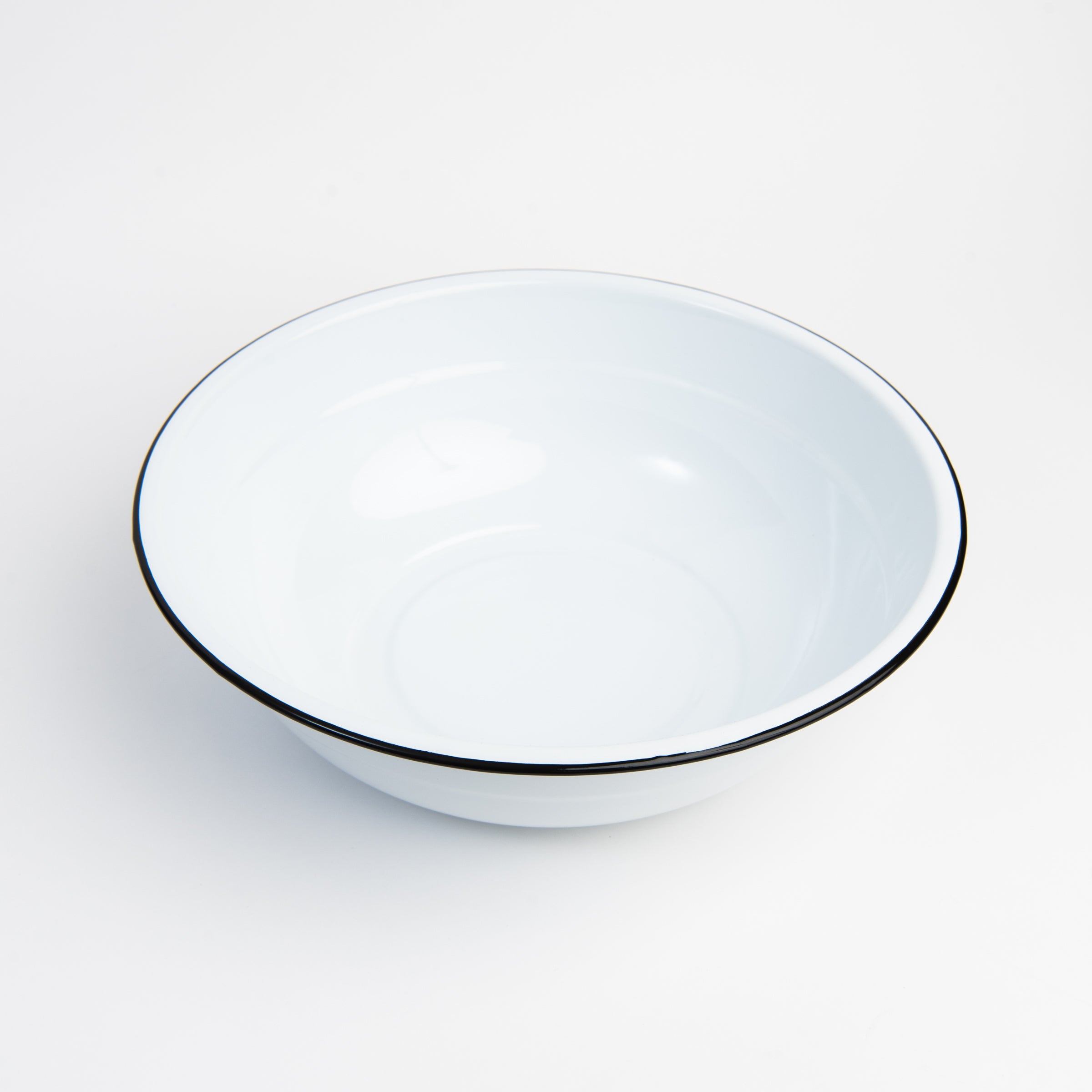 Crow Canyon Vintage Enamelware Basin on a white background at Addison West