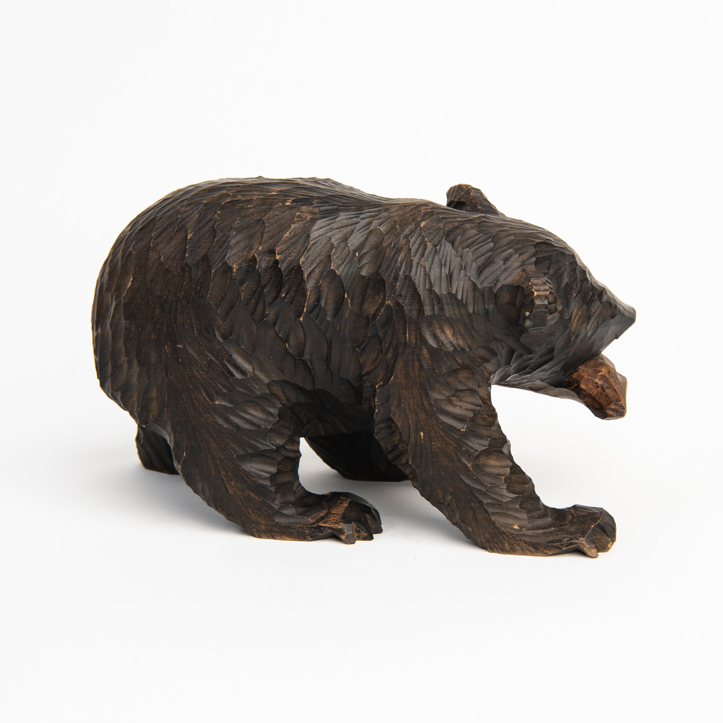 Vintage Carved Bear #1 on a white background at Addison West