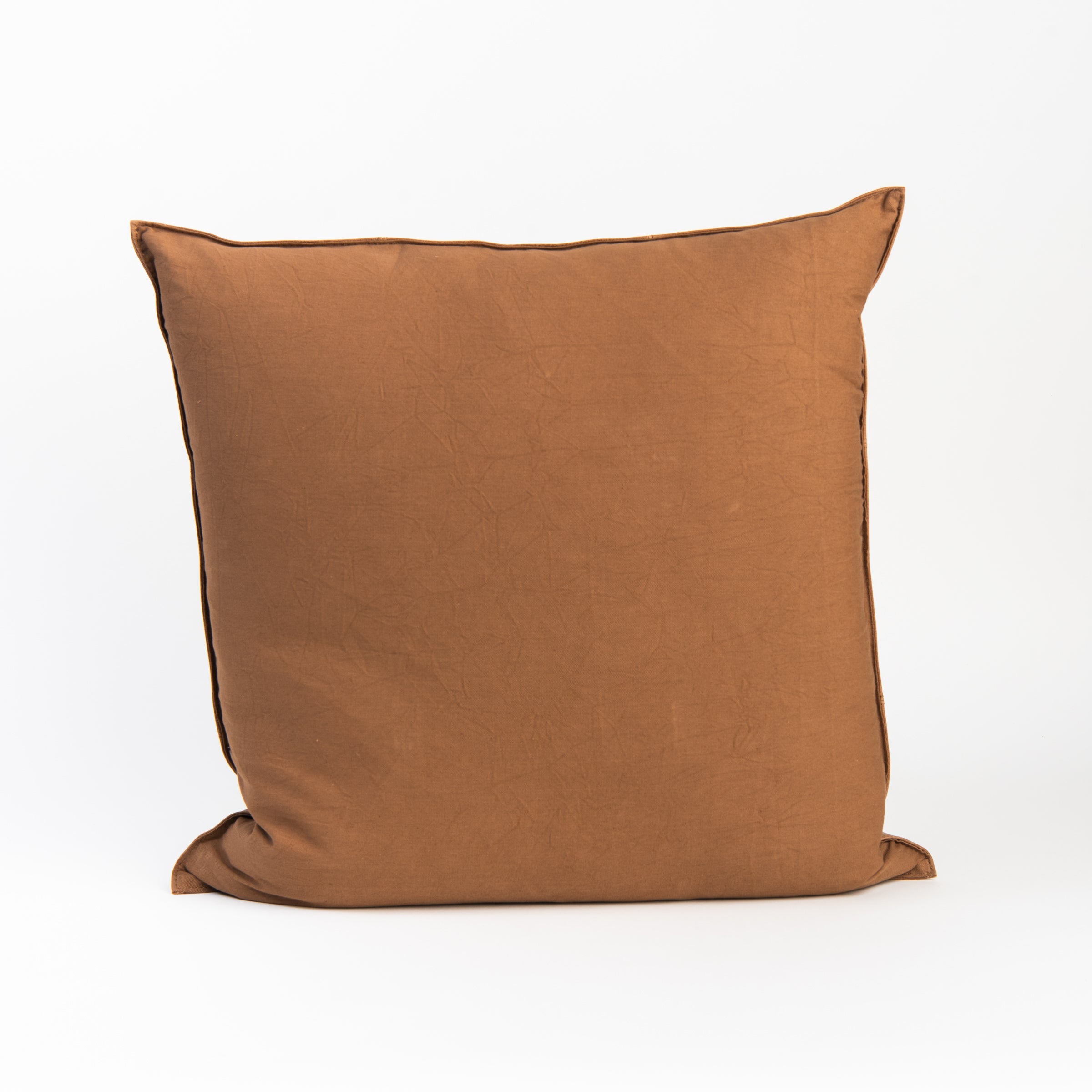 Dania Leather Pillow on a white background at Addison West