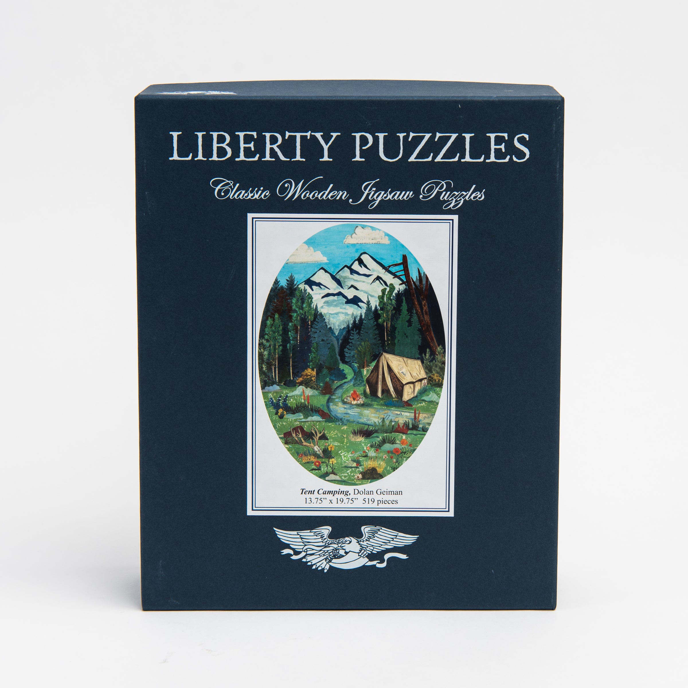Liberty Puzzle Tent Camping on a white background at Addison West