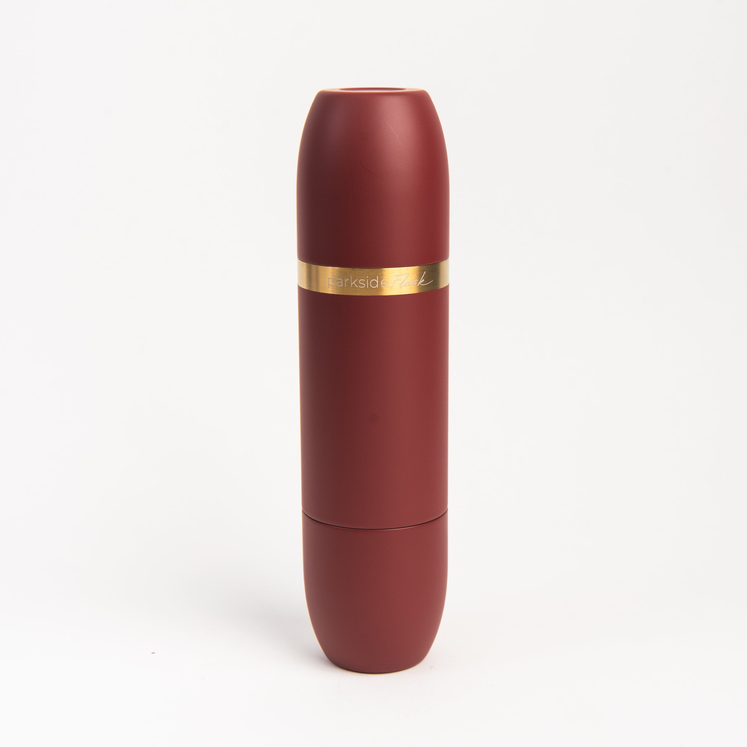 High Camp Parkside Flask Sundown Edition in Rosso on a white background at Addison West