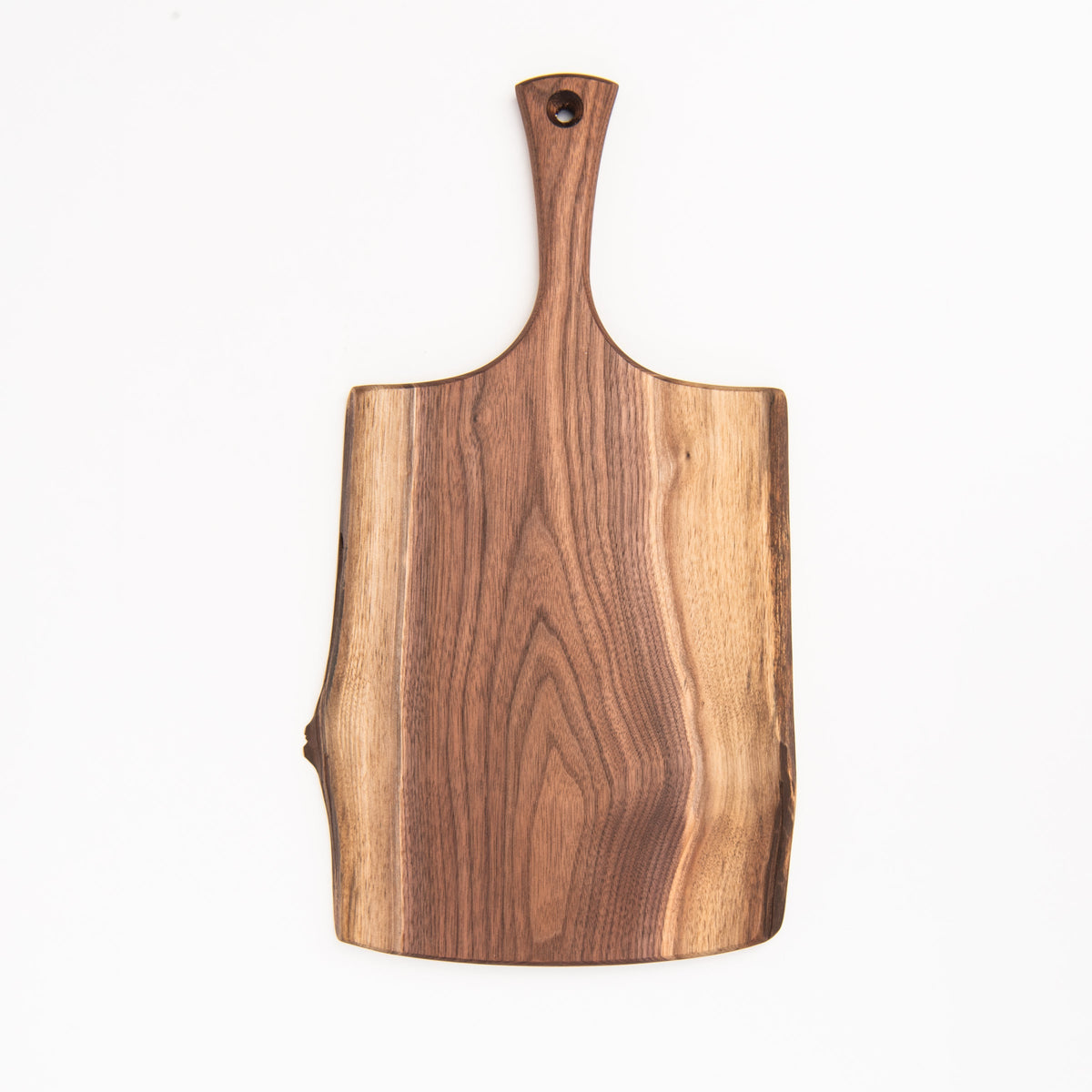 18" Black Walnut Serving Board on a white background at Addison West