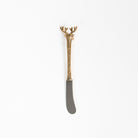 Stag Head Butter Knife on a white background at Addison West
