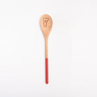 ILOVERMONT Wooden Spoon - Red on a white background at Addison West