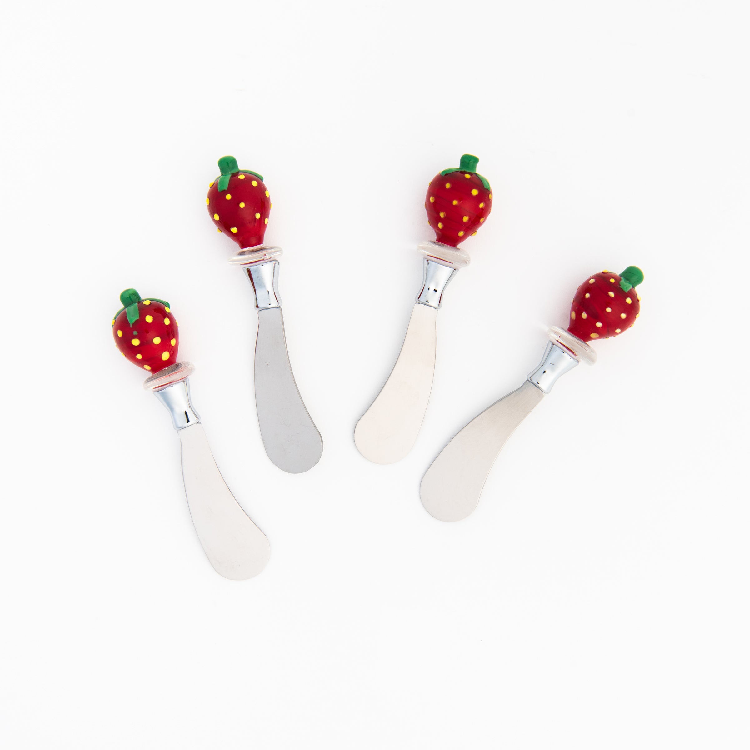 Strawberry Canape Knife on a white background at Addison West