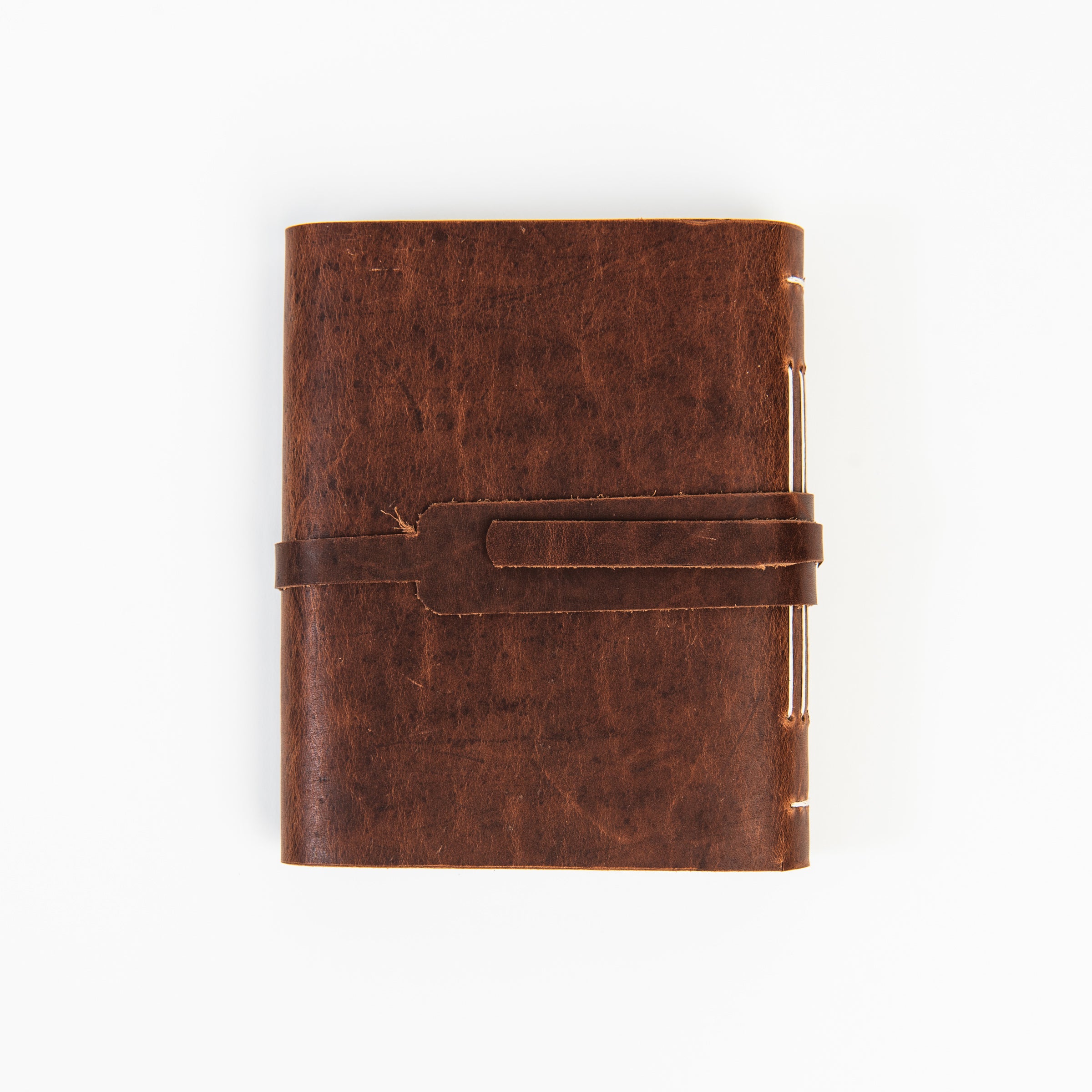 Leather Vermont Made Foraging Journal on a white background at Addison West