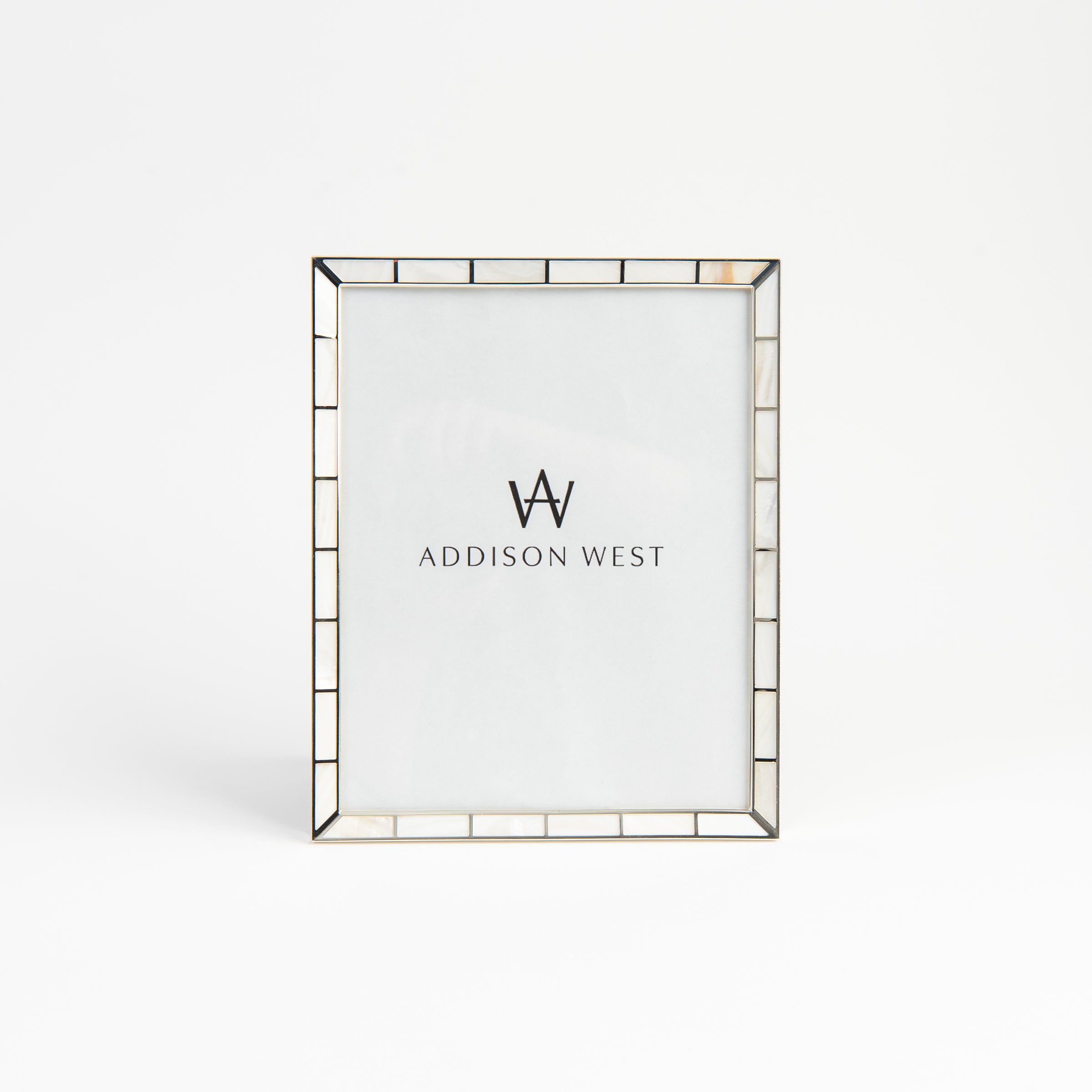 Luminous Pearl Picture Frame 8x10 on a white background at Addison West