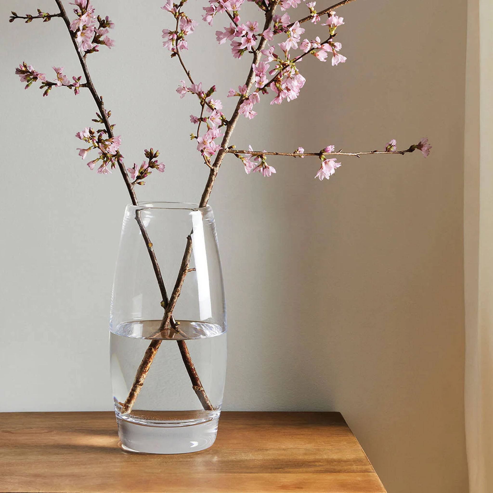 Addison Vase on a wood table at Addison West