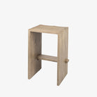 Mercana Aida rectangular counter stool on a white background