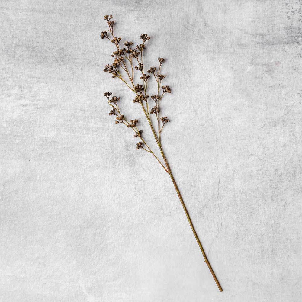 Abigail Ahern Faux Salix Berry on a grey background at Addison West