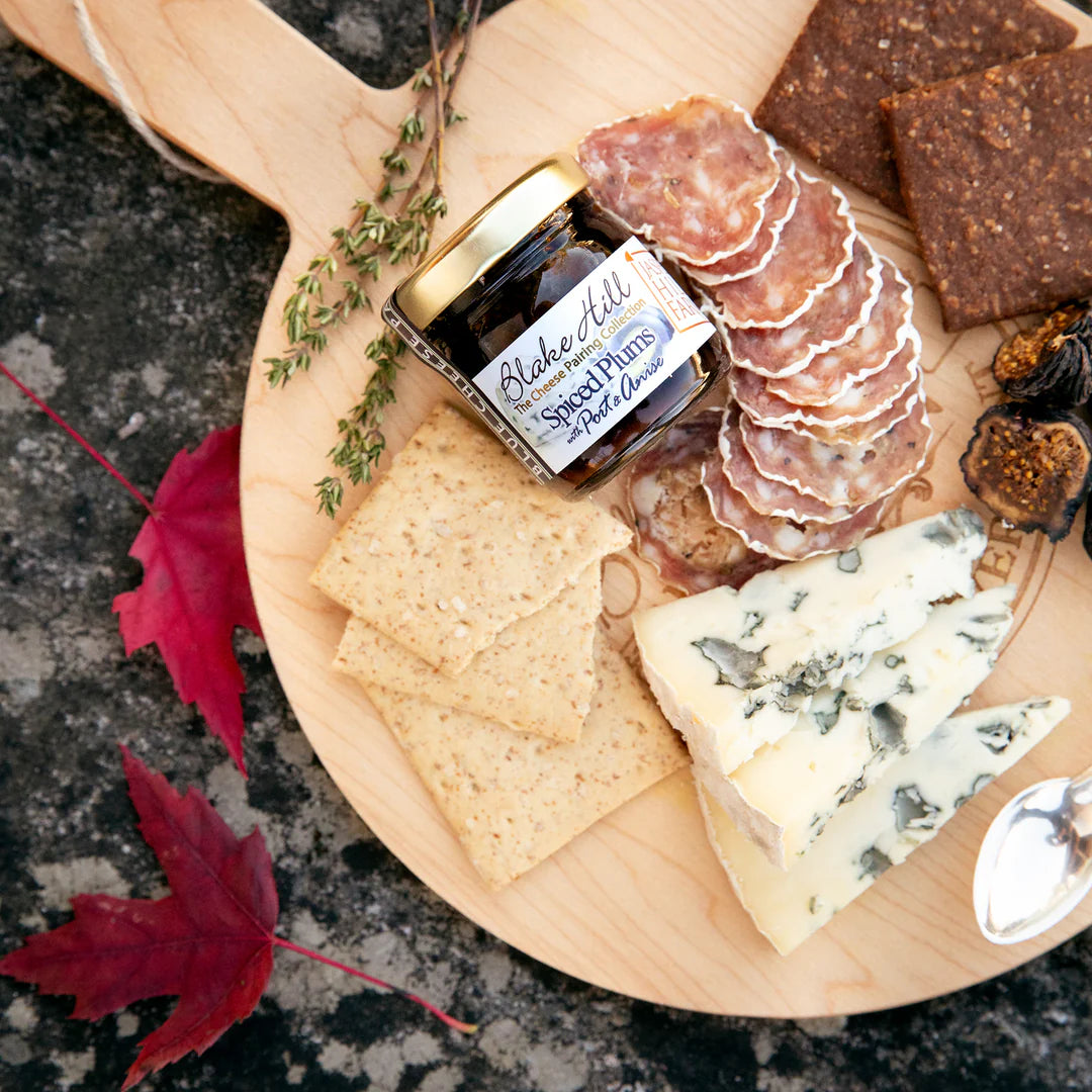 Blake Hill Jam Sampler Gift Box, Cheese Pairing on a charcuterie board at Addison West
