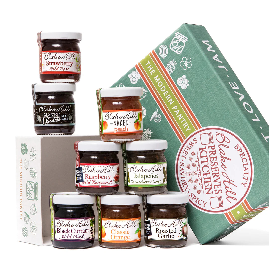 Blake Hill Jam Sampler Gift Box on a white background at Addison West