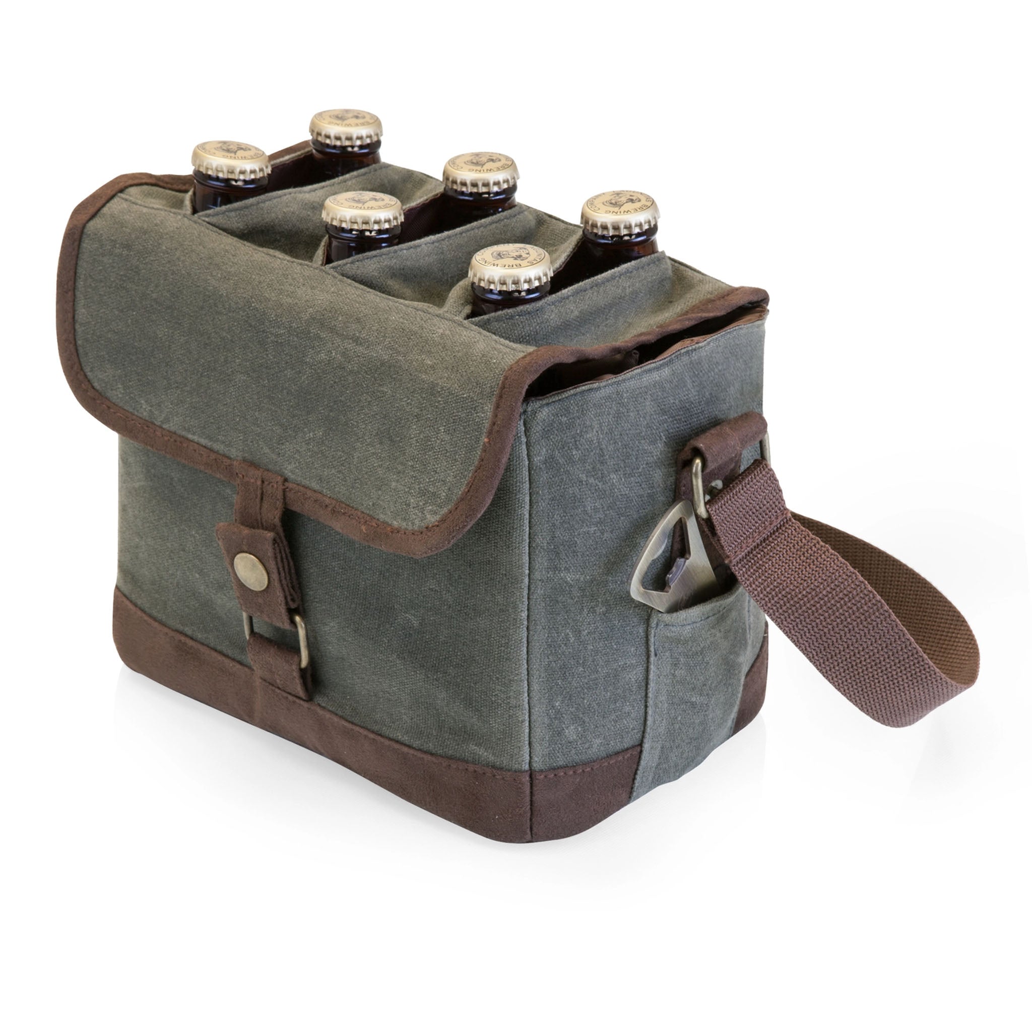 Beer Caddy Cooler Tote with Opener - Addison West