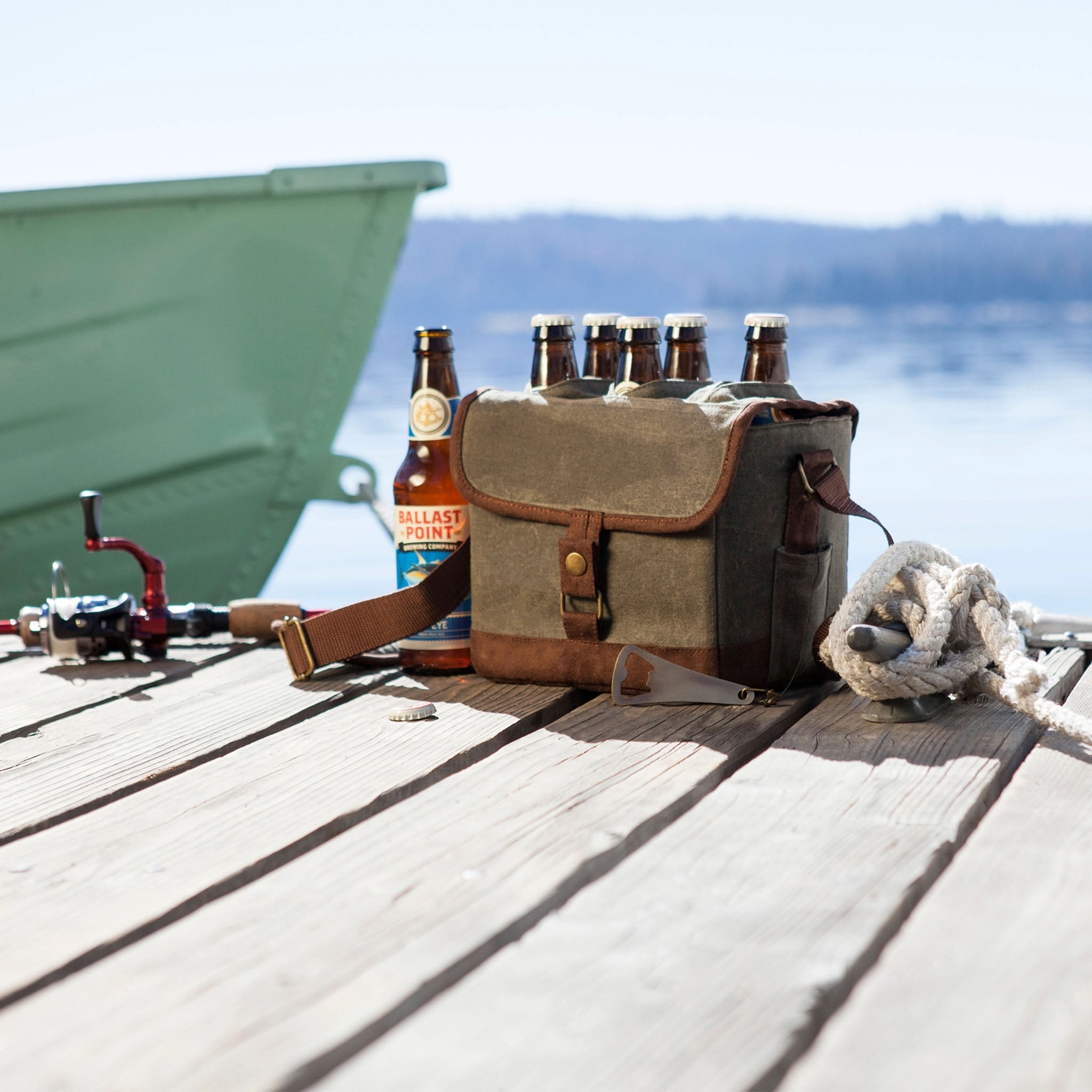 Beer Caddy Cooler Tote with Opener - Addison West