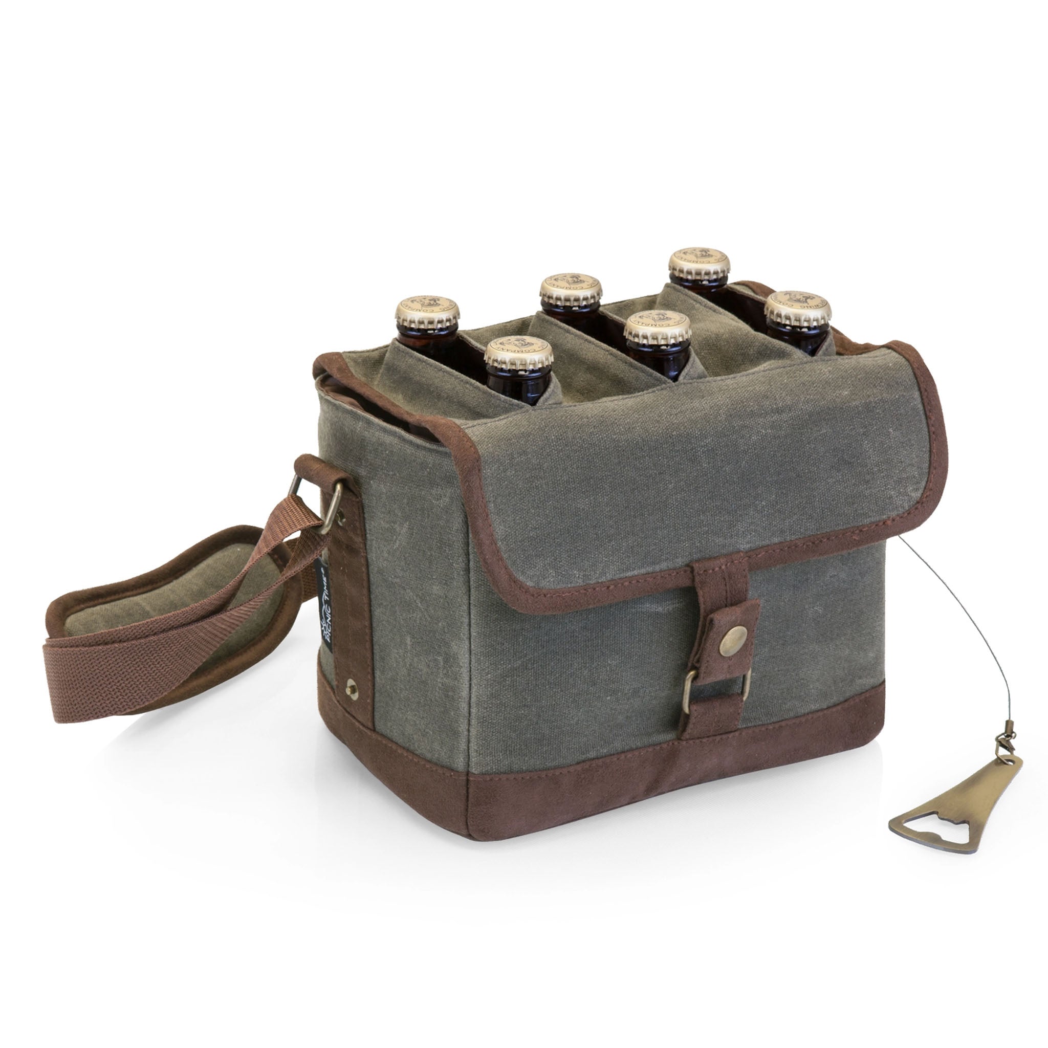 Beer Caddy Cooler Tote with Opener - Addison West