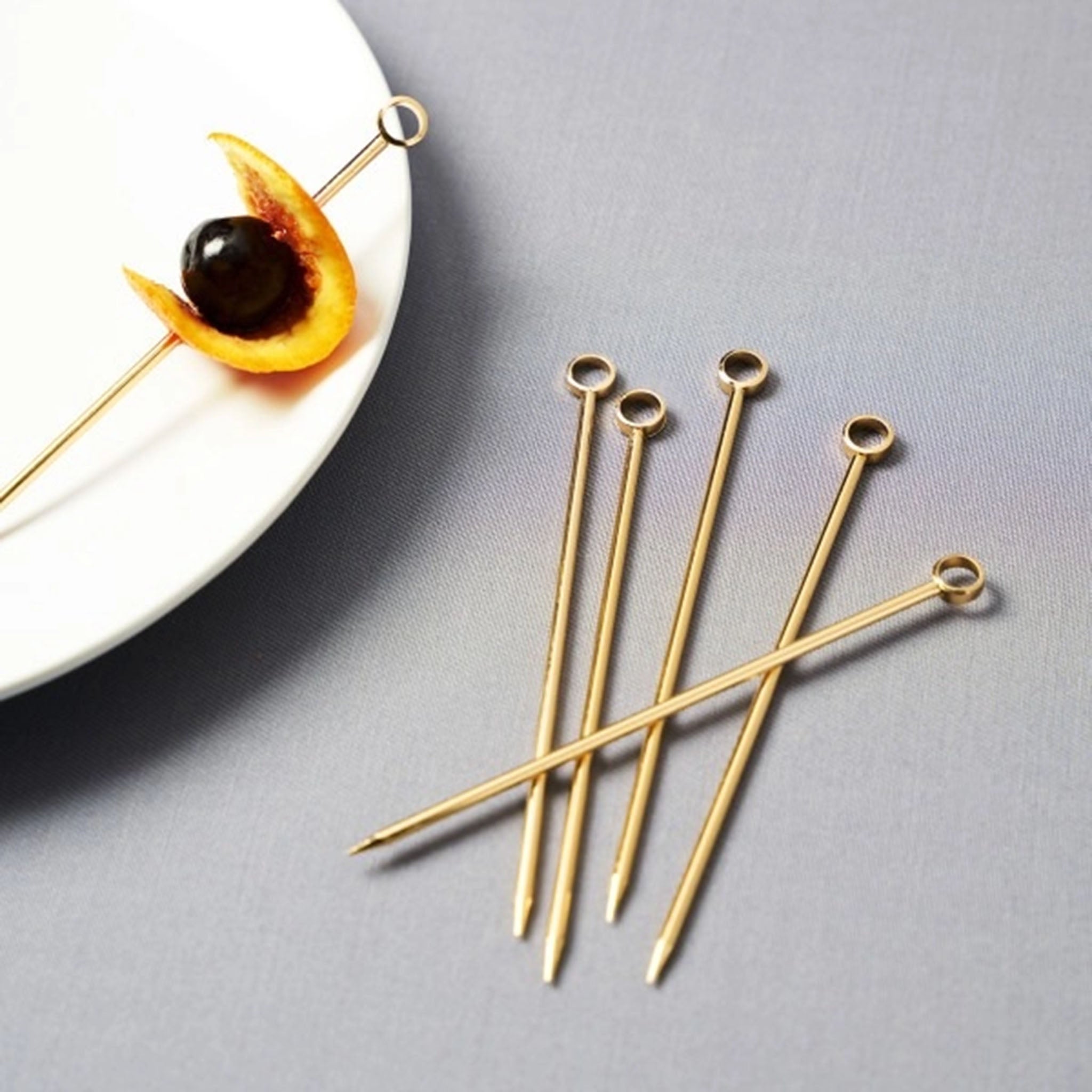 Belmont Gold Cocktail Pick Set - Addison West
