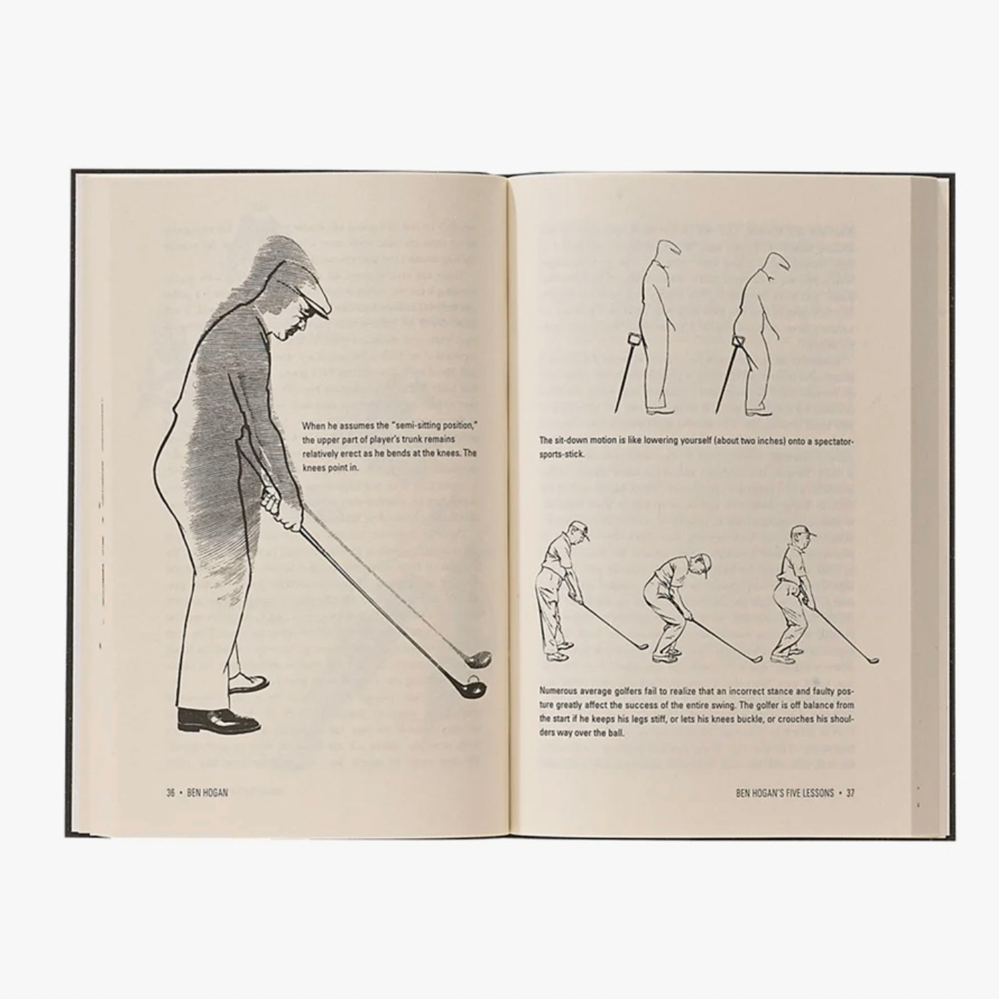 Ben Hogan's 5 Golf Lessons - Leather Bound Version - Addison West