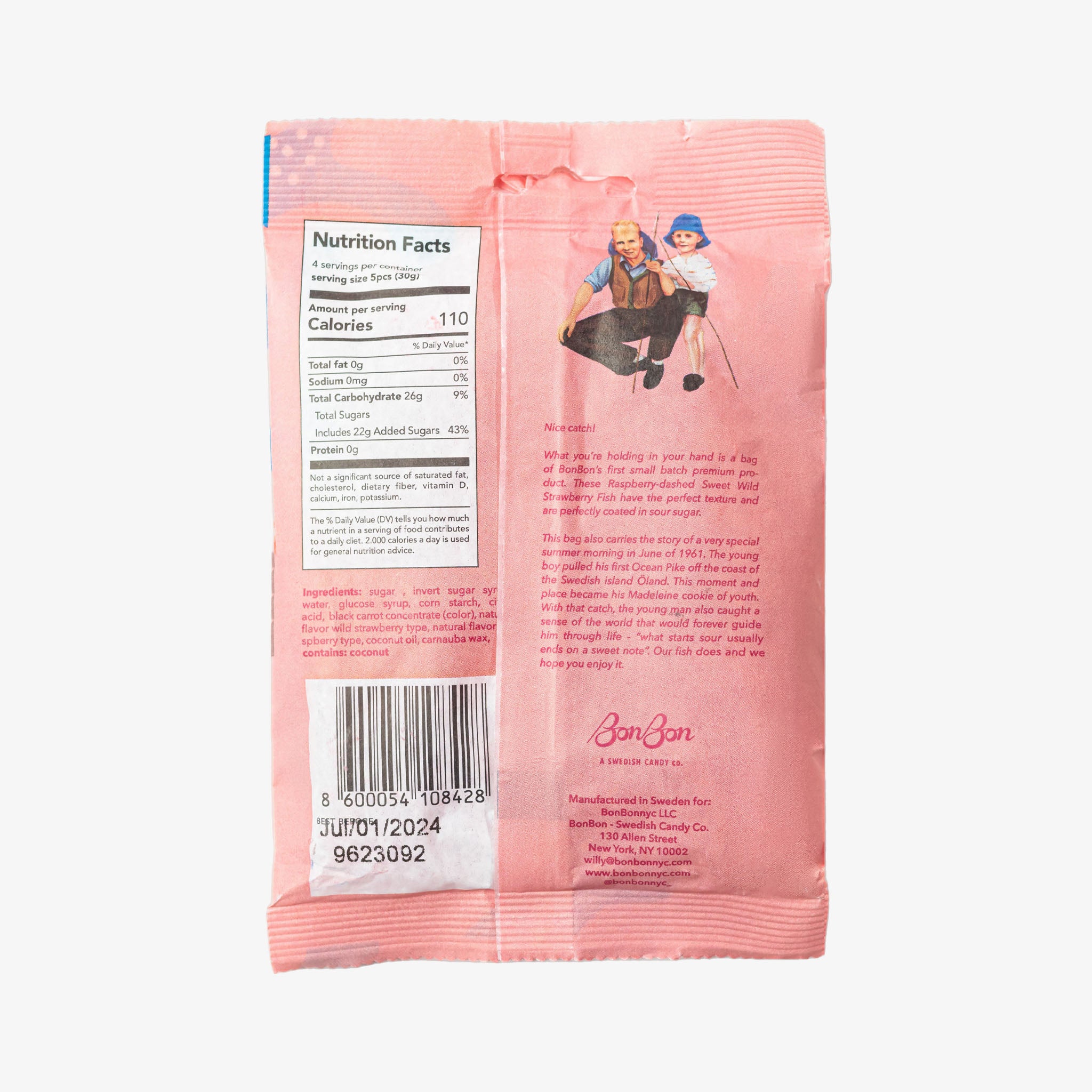 Bon Bon Swedish Fish in Classic Strawberry - Addison West