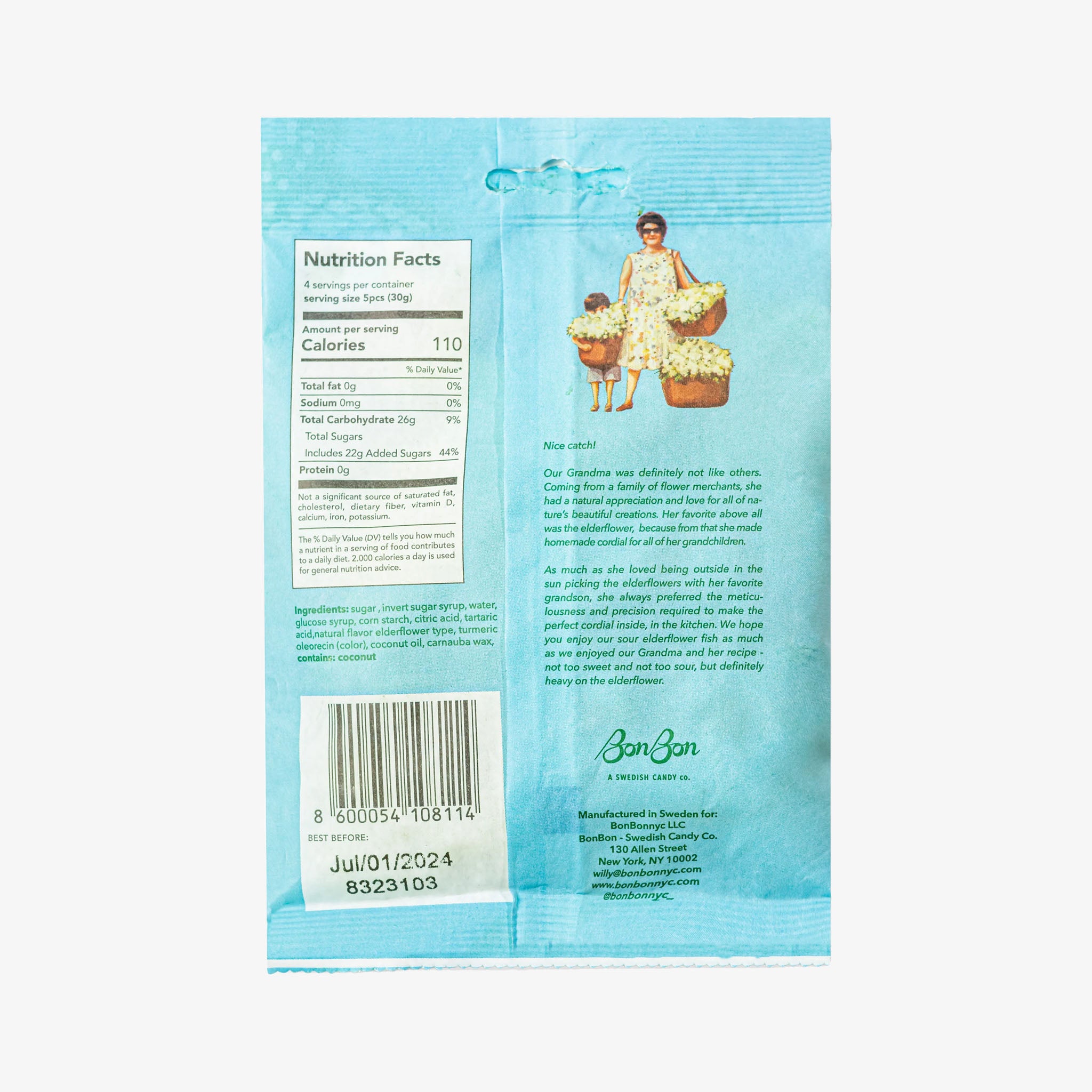 Bon Bon Swedish Fish in Sour Elderflower - Addison West