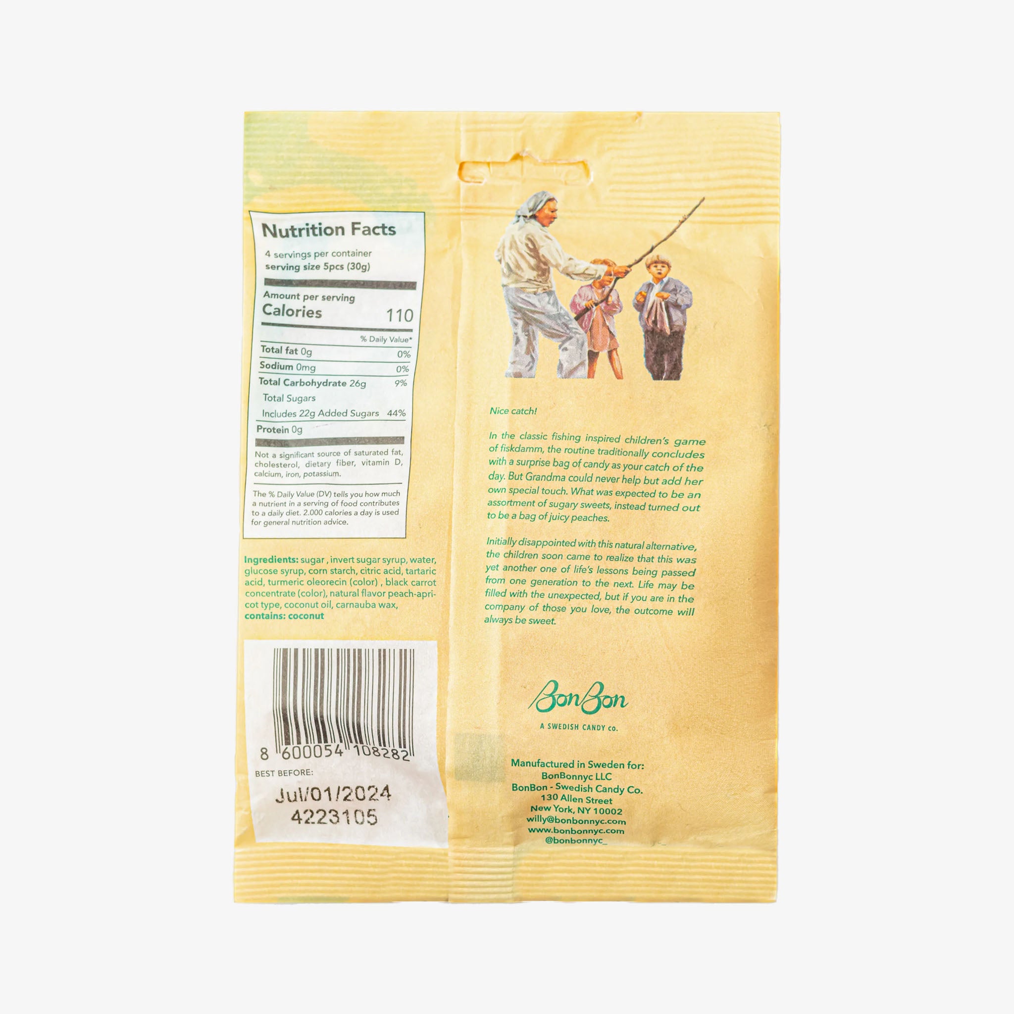 Bon Bon Swedish Fish in Sour Peach - Addison West