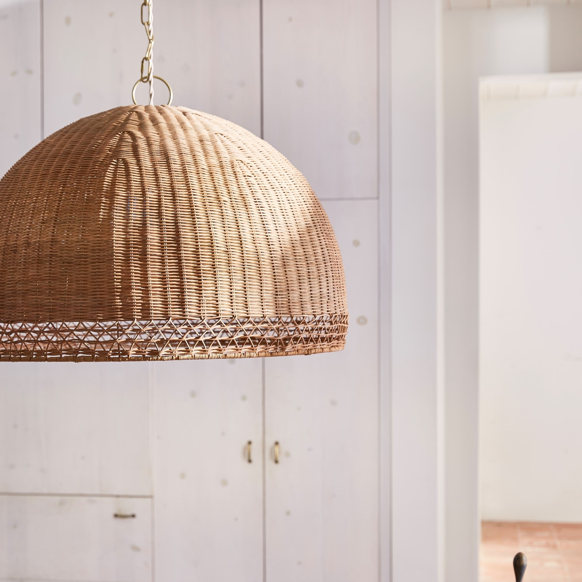 Augusta Chandelier in a dining room at Addison West