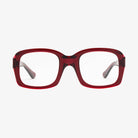 Caddis Shelby Readers in boxwine on a white background at Addison West