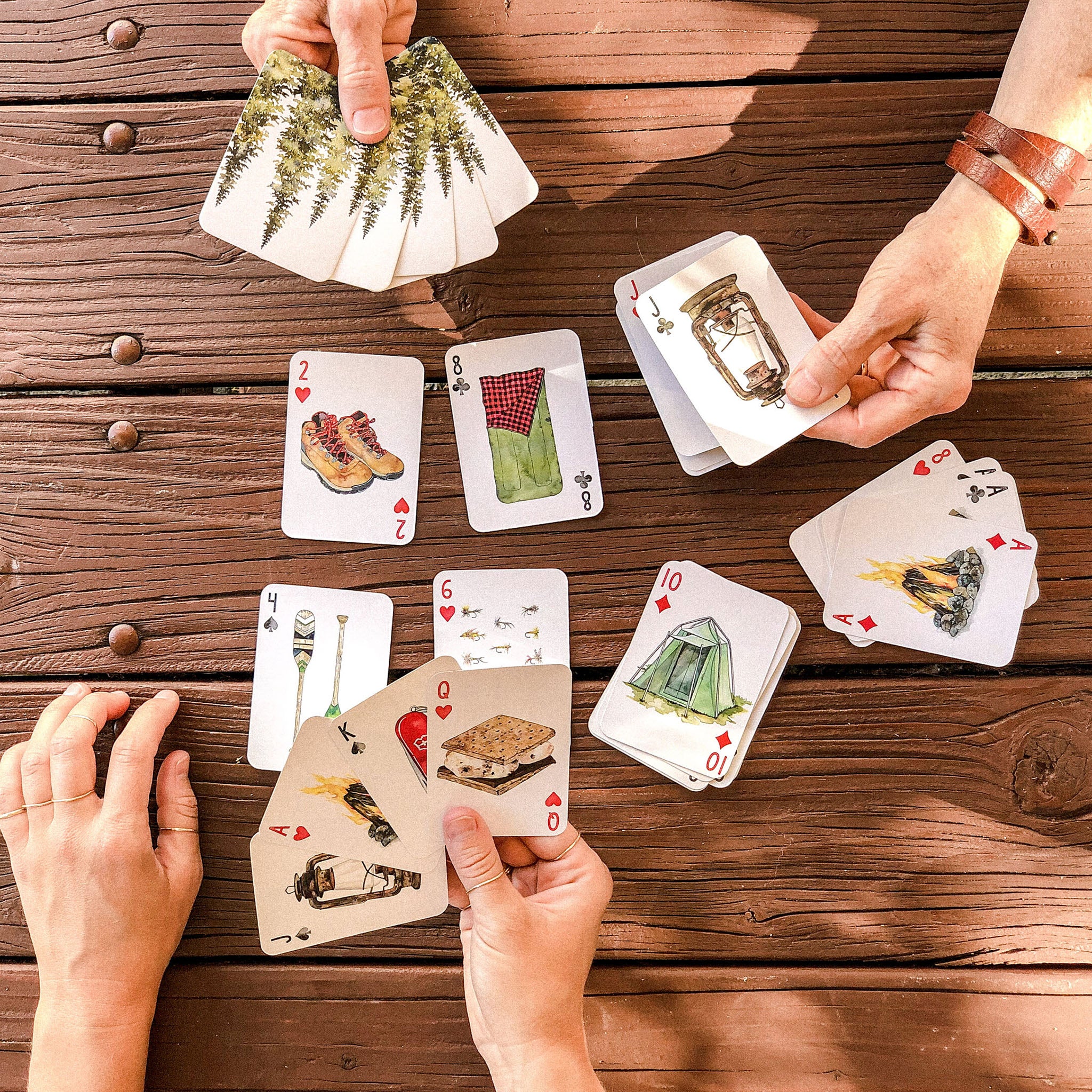 Camping Playing Cards - Addison West