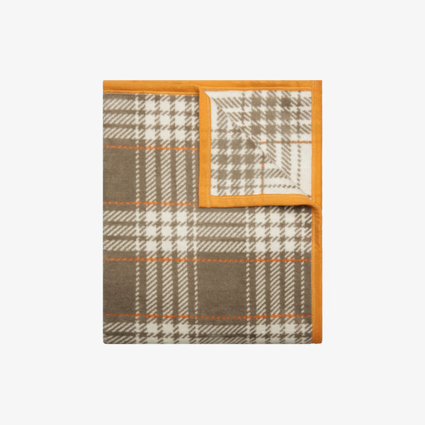 Chappy Wrap Autumn Plaid Mink Blanket on a white background