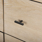 Carina Whitewashed and Metal Frame Sideboard - Addison West