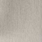 Close up of fabric of Clara Black Wood W/ Cream Fabric Seat and Cane Back Dining Chair on a white background