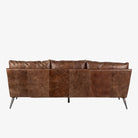 Colter 82 Inch Brown Leather Sofa - Addison West