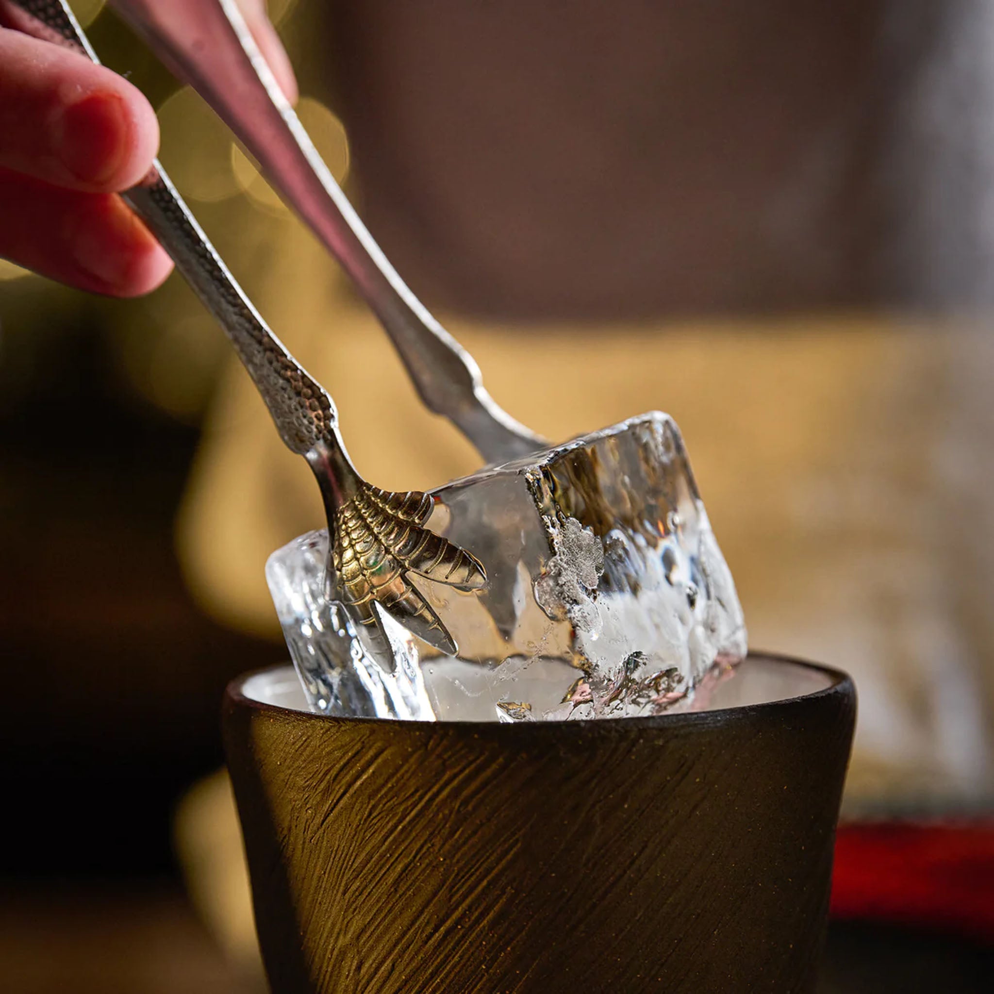 Cocktail Kingdom Stainless Steel Talon Ice Tongs - Addison West