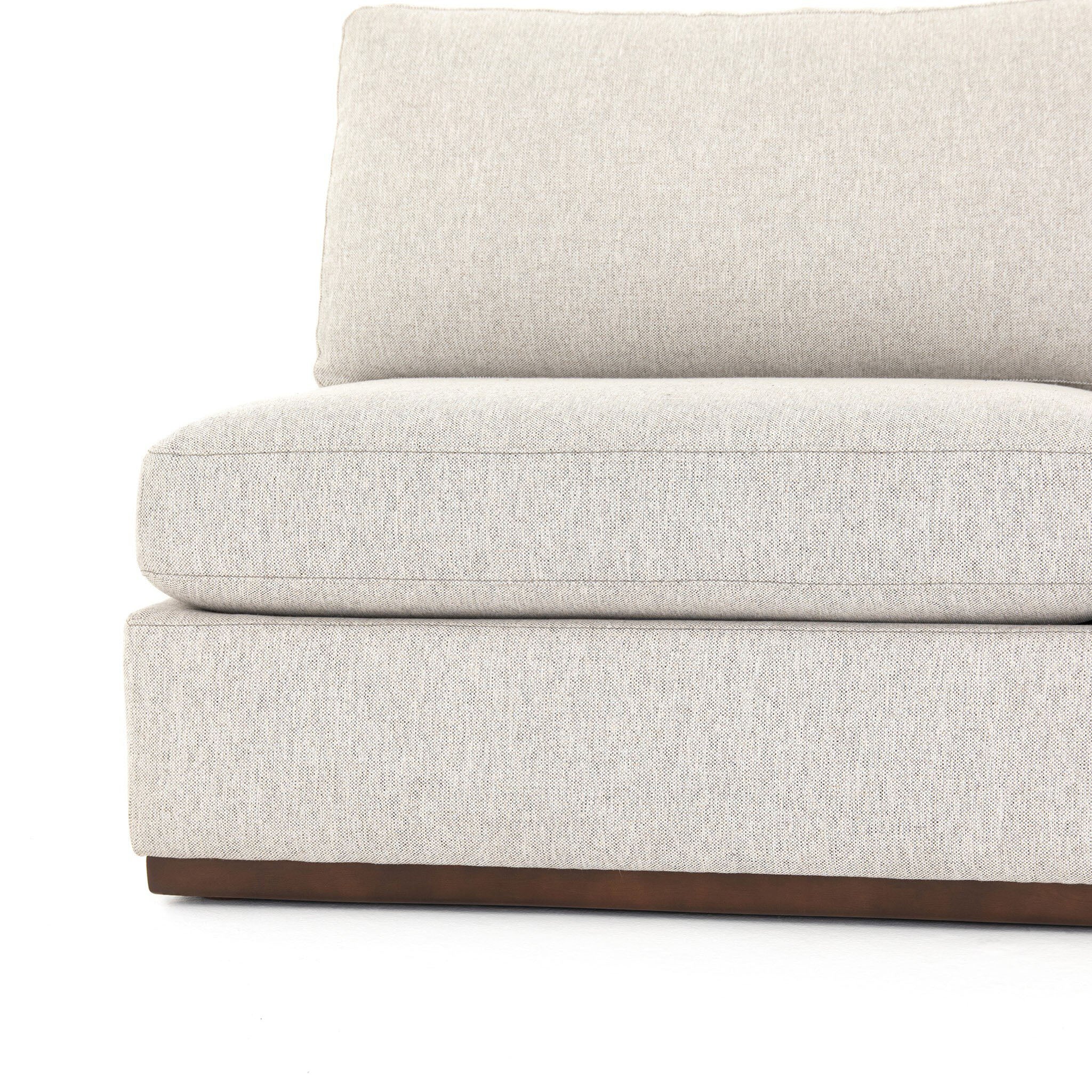 Four Hands Colt 2-Piece Sectional in Aldred Silver Left Chaise - Addison West