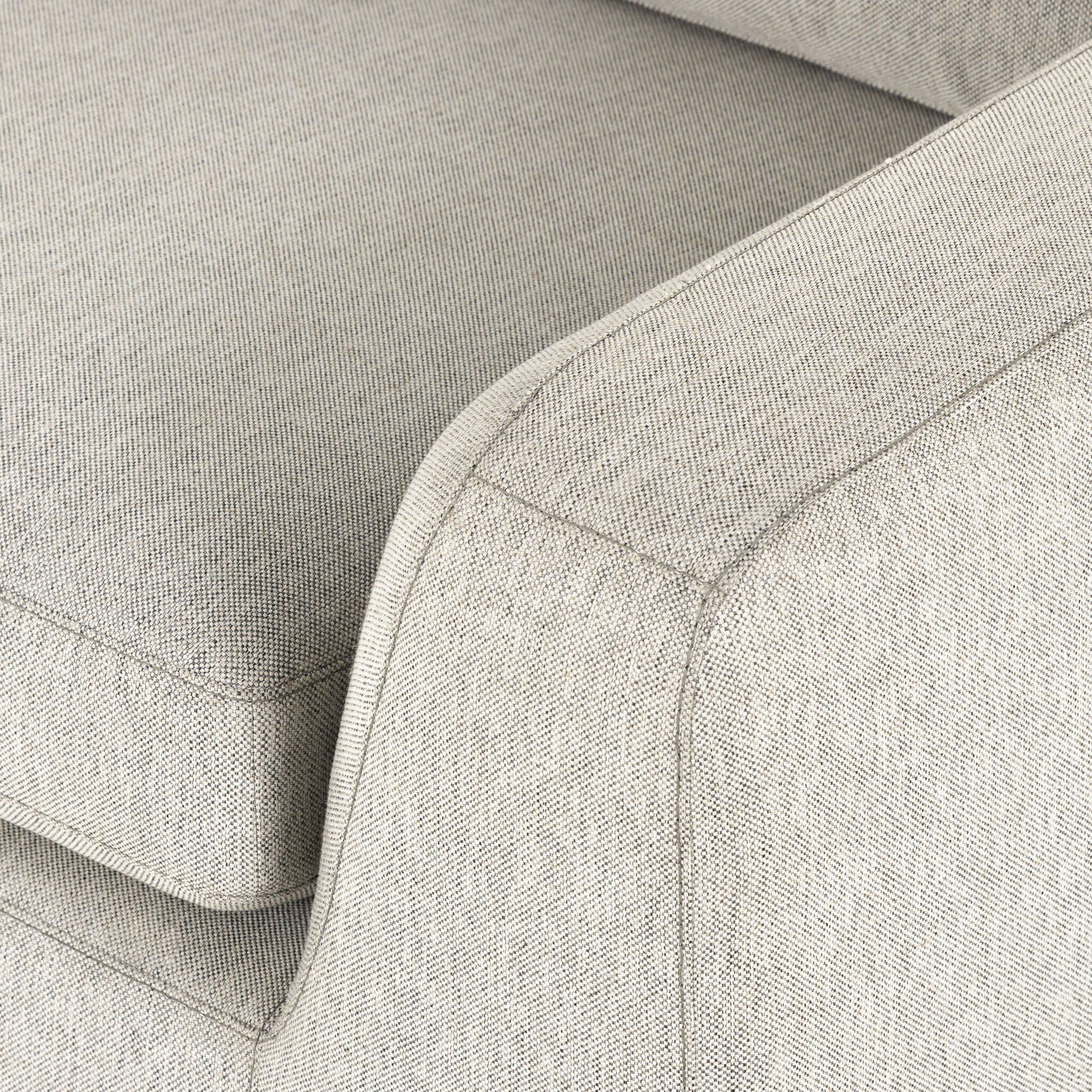 Four Hands Colt 2-Piece Sectional in Aldred Silver Left Chaise - Addison West