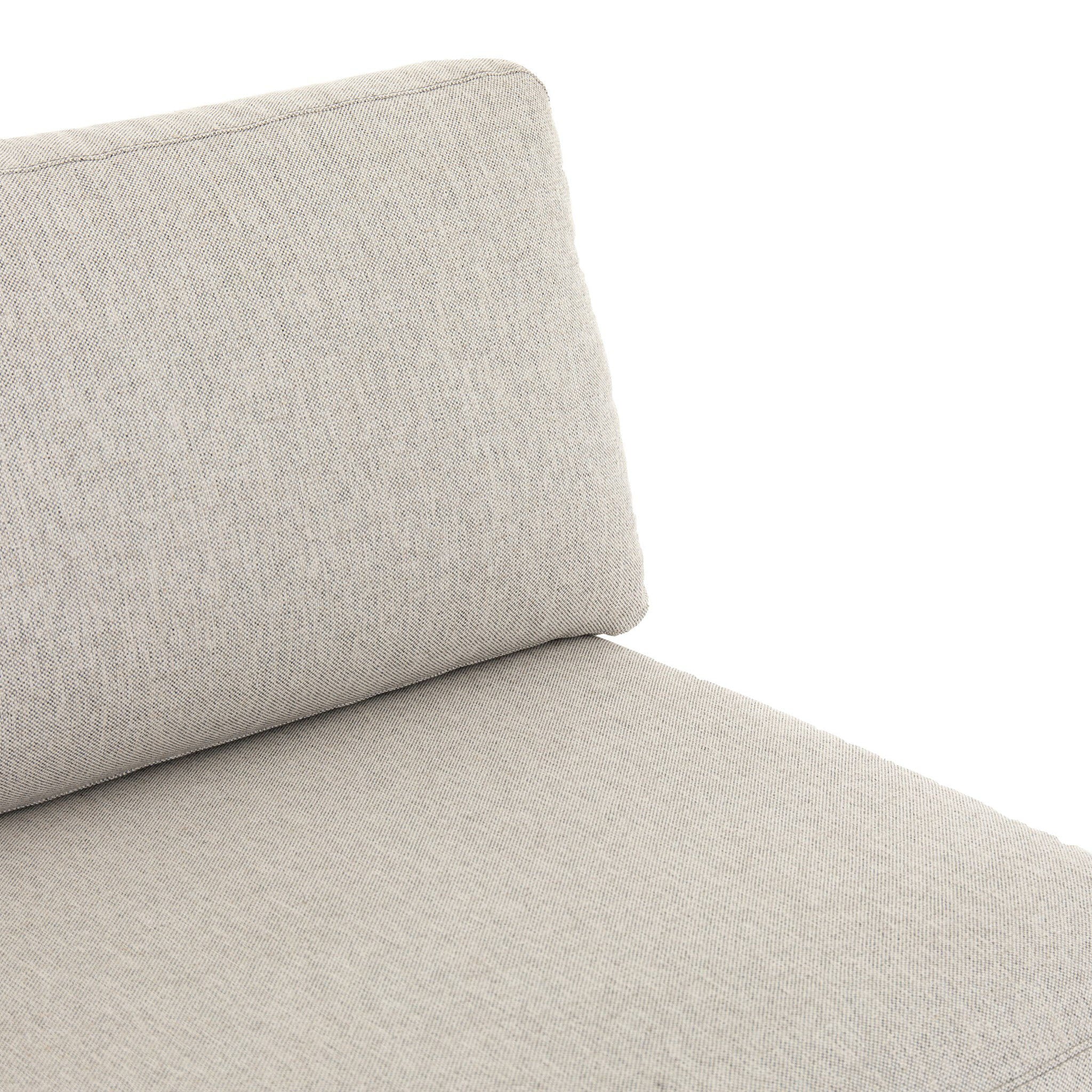 Four Hands Colt 2-Piece Sectional in Aldred Silver with Right Chaise - Addison West