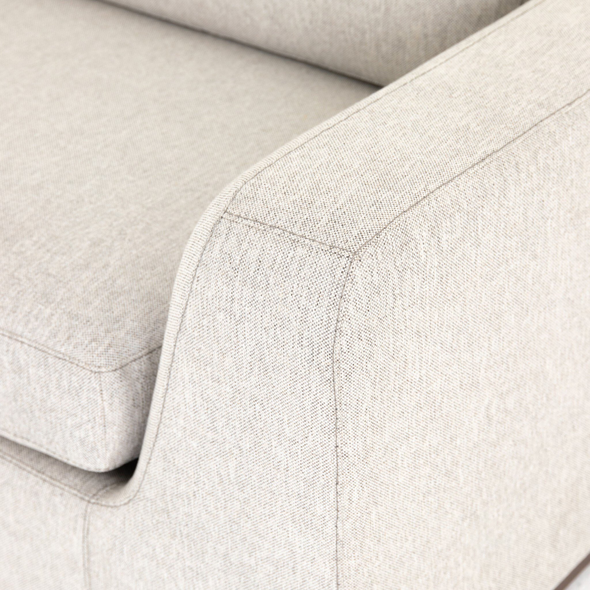 Four Hands Colt 2-Piece Sectional in Aldred Silver with Right Chaise - Addison West