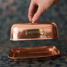Heirloom Copper Butter Dish - Addison West