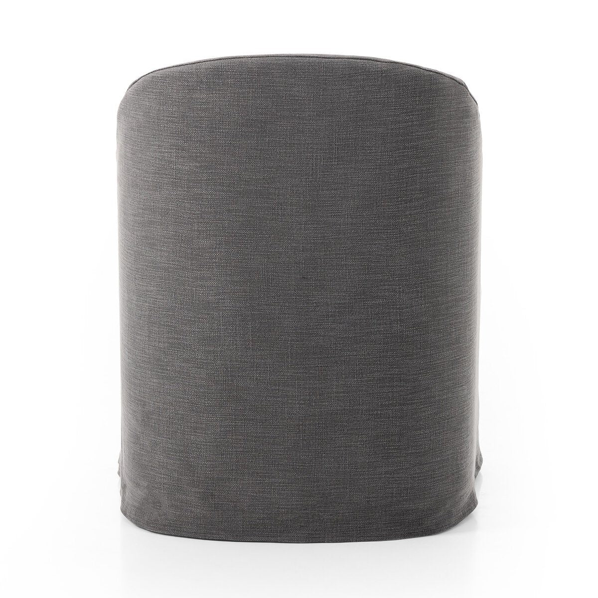 Back of Cove Dining Chair With Casters on a white background