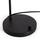 Four Hands Cullen Task Lamp in Black Leather - Addison West