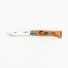 Opinel No. 08 Trout Stainless Steel Folding Knives on a white background at Addison West