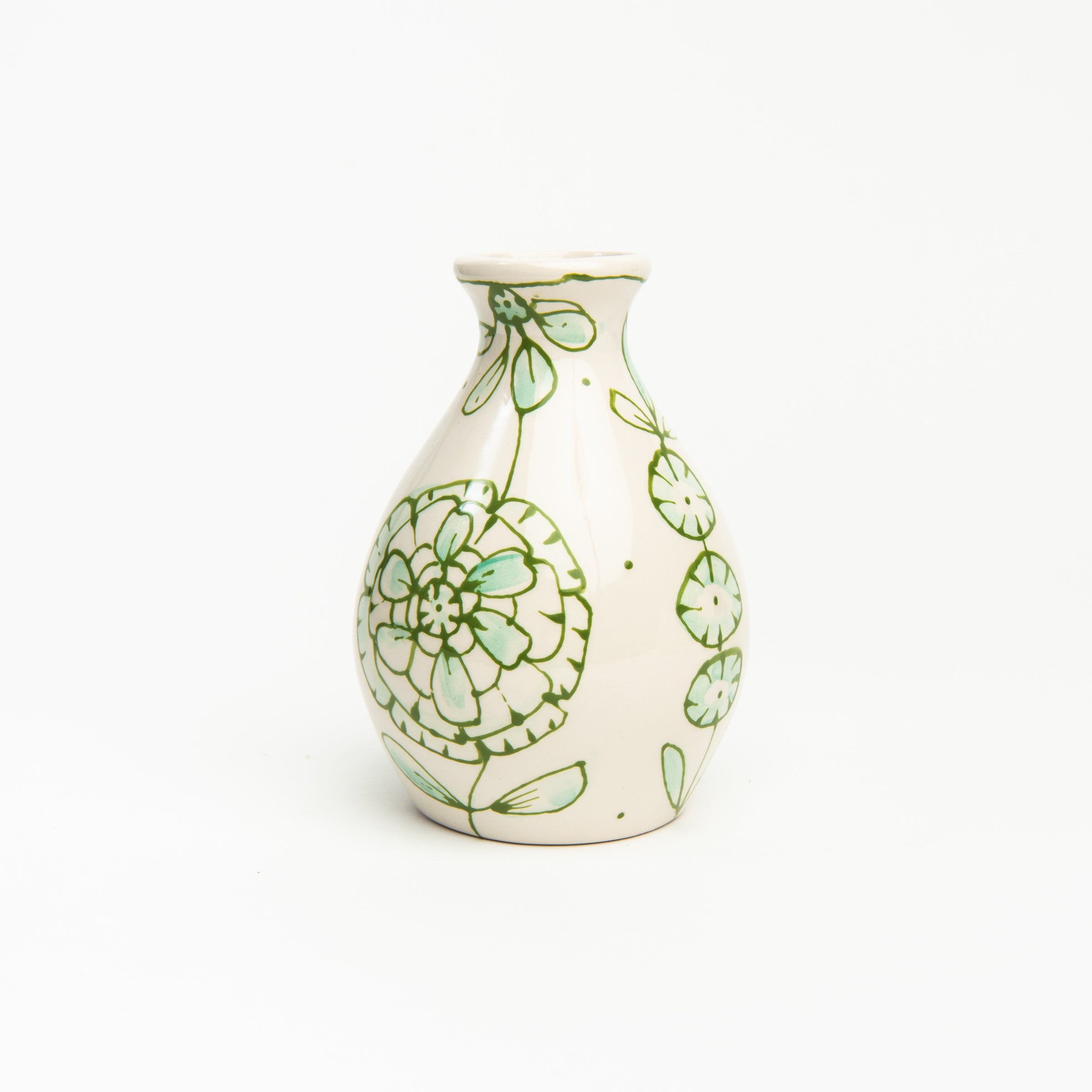 Stephanie Verdun Pear Vase on a white background at Addison West