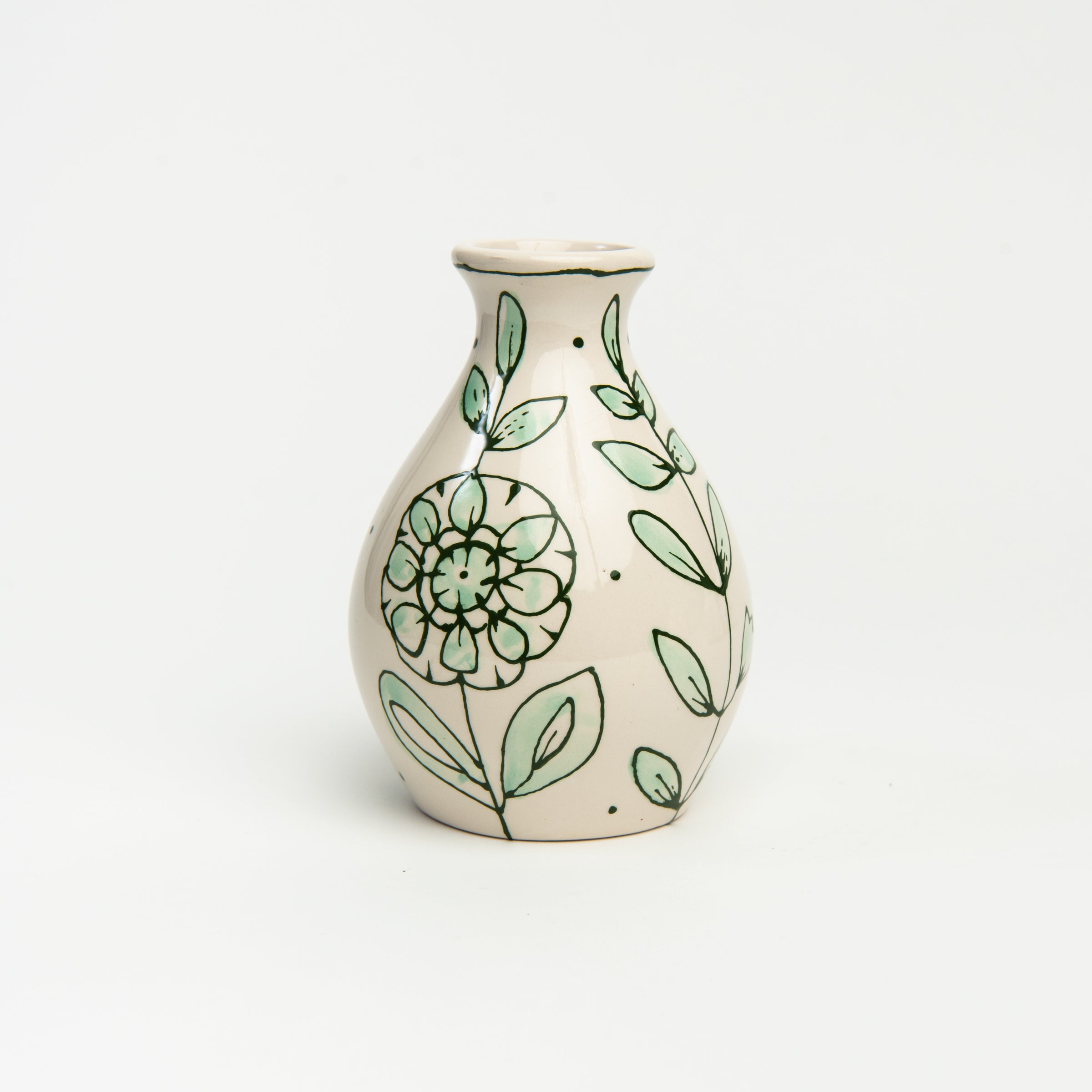 Stephanie Verdun Pear Vase on a white background at Addison West
