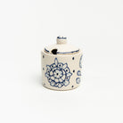 Stephanie Verdun Sugar Bowl in Blue on a white background at Addison West
