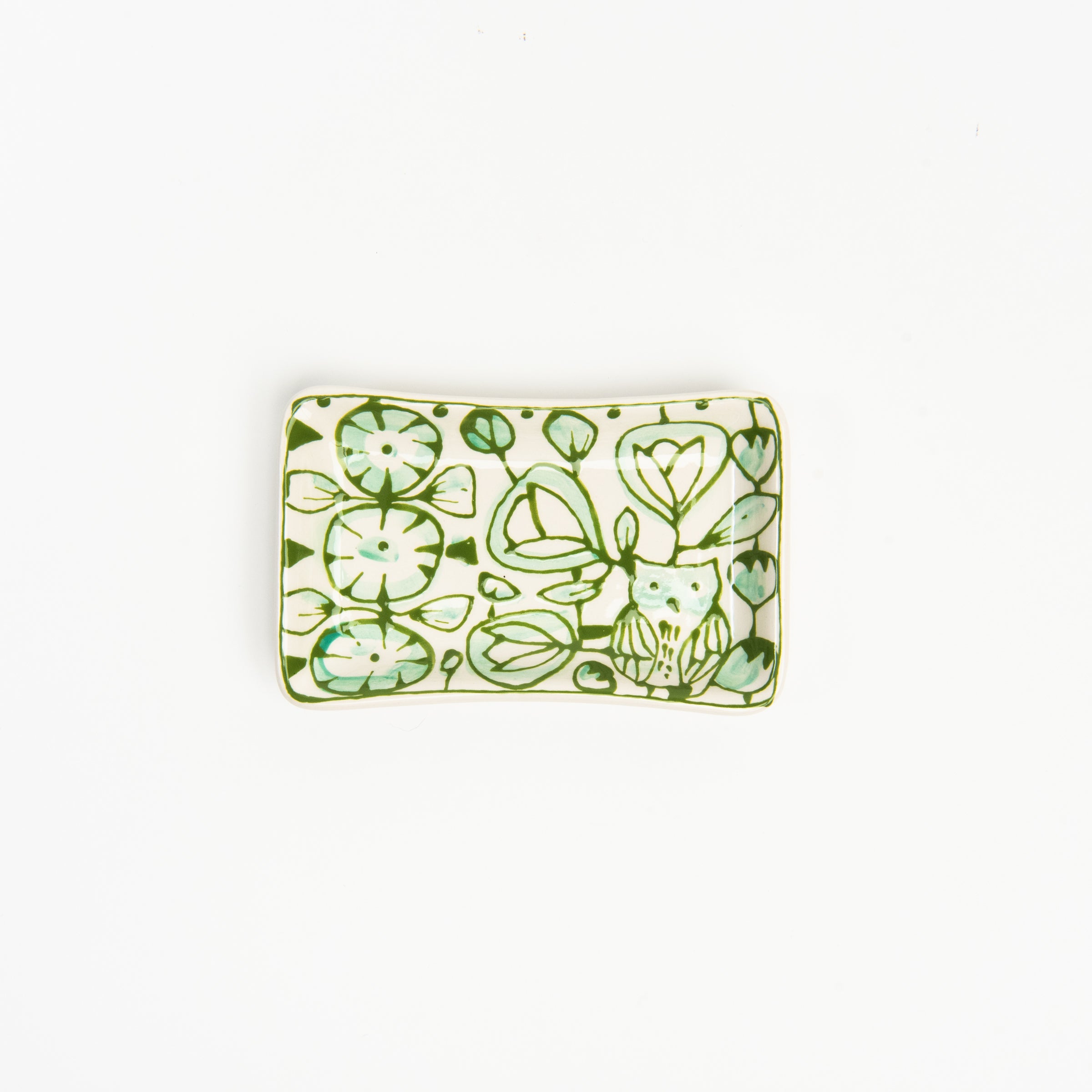 Stephanie Verdun Soap Dish on a white background at Addison West