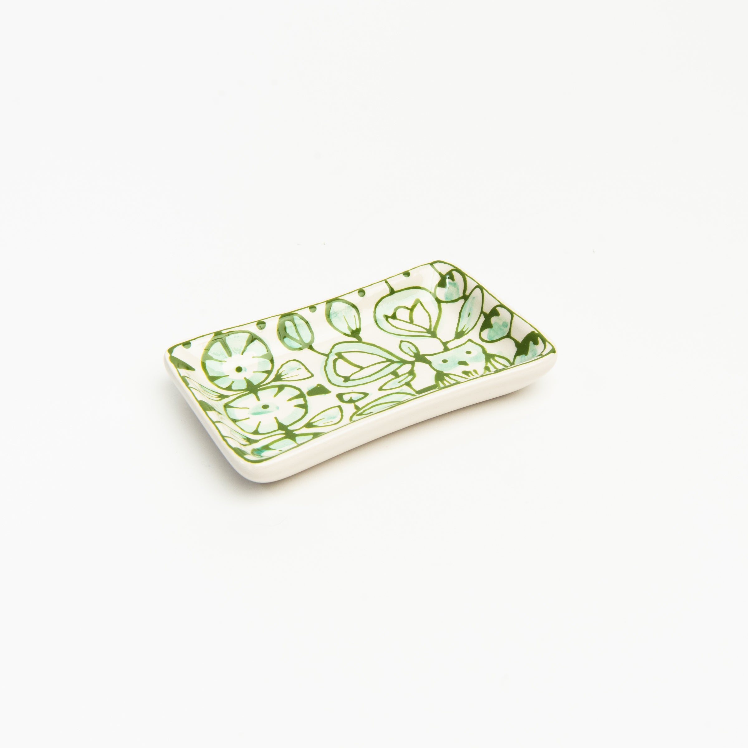 Stephanie Verdun Soap Dish on a white background at Addison West