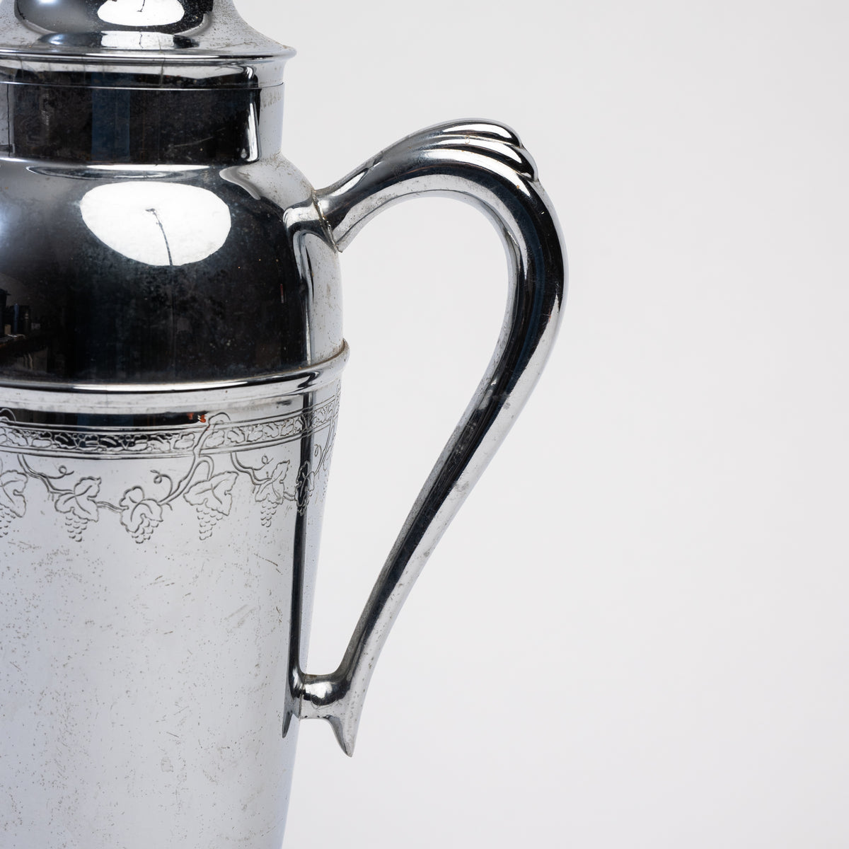 Vintage Cocktail Shaker on a white background at Addison West