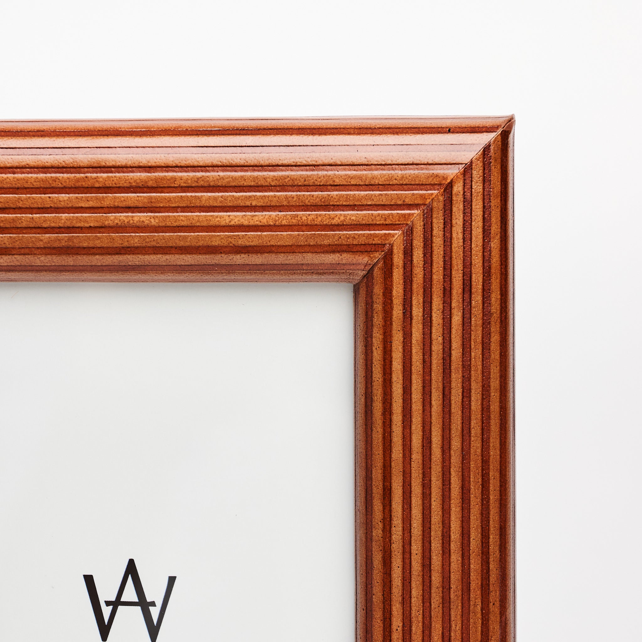 4" x 6" Alpenloge Leather Picture Frame on a white background at Addison West
